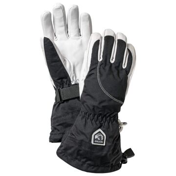 Hestra heli ski female 5 finger handschoen ski dames - Zwart - 6