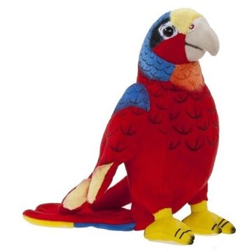 heunec Pluche rode ara papegaai knuffels 20 cm