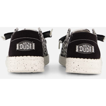 HEYDUDE Wendy Leopard Slip-On Sneakers Dames zwart - wit - 37