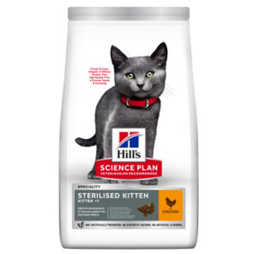 Hill&apos;s 1,5kg Sterilised Kitten Kup Hill's Science Plan Kattenvoer droog