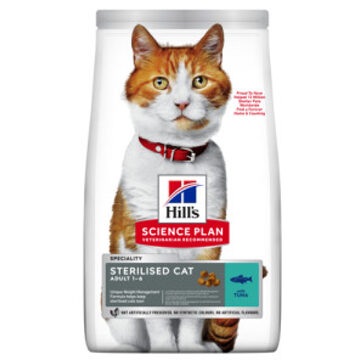 Hill&apos;s 3kg Adult Sterilised Cat met Tonijn Hill's Science Plan Kattenvoer