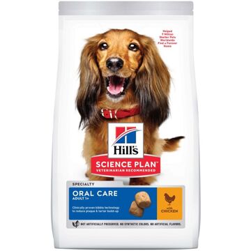 Hill&apos;s Hill's Adult Oral Care - Hondenvoer - Kip - 2 kg