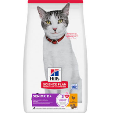 Hill's Hill's Senior 11+ met kip kattenvoer 3 kg