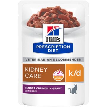 Hill's Prescription Diet Feline K/D Rund - 85 GR (12 stuks)