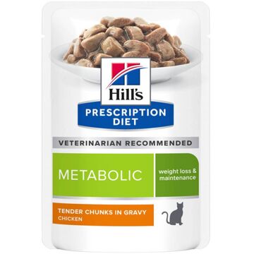 Hill's Prescription Diet Feline Metabolic Weight Management -  12x 85 gr natvoeding.