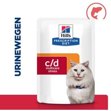 Hill's Prescription Diet Prescription Diet C/D - Urinary Stress - Zalm - Kattenvoer - 12 x 85 g