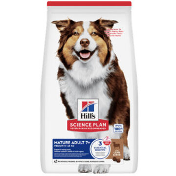 HILL'S SCIENCE PLAN Mature Adult 7+ Medium met Lam & Rijst - 2,5 kg