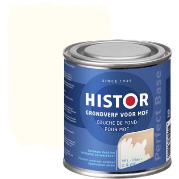 Histor Perfect Base Grondverf voor MDF 0,25 liter - Wit