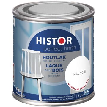 Histor Perfect finish Houtlak - RAL 9016 Hoogglans 250ml