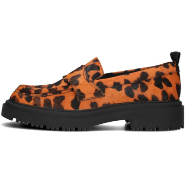 Hoff Oranje Luipaardprint Loafers Hoff , Orange , Dames - 38 EU