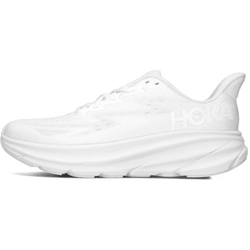 Hoka One One Witte Textiel Dames Sneakers Clifton 9 Hoka One One , White , Dames - 42 2/3 EU