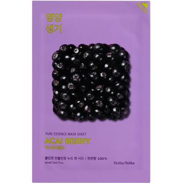 Holika Holika Pure Essence Mask Sheet Acai Berry antyoksydacyjna maseczka z ekstraktem z owoców acai 20ml