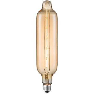 Home Sweet Home LED lamp Tube E27 5W dimbaar - amber Goud