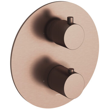 Hotbath Cobber Inbouw Thermostaat Afbouwdeel Geborsteld Koper PVD CB009