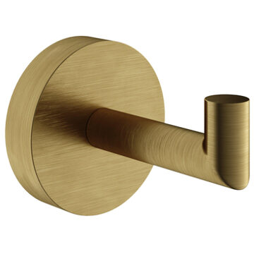 Hotbath Haak Archie Geborsteld Messing PVD