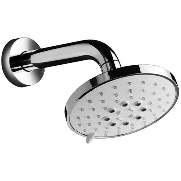 Hotbath Hoofddouche Mate 13 cm 3 Standen Wandmodel Opbouw Chroom