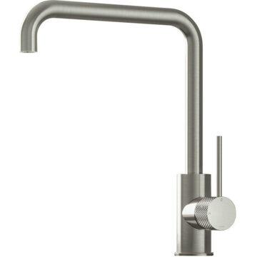 Hotbath Keukenmengkraan Hotbath Cobber X Draaibare Uitloop 1-hendel Geborsteld Nikkel