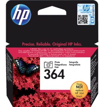 HP Inktcartridge HP CB317EE 364 foto zwart