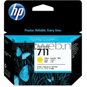 HP Inktcartridge HP CZ136A 711XL geel HC