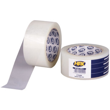HPX Afdichttape pp   50 mm x 66 m transparant