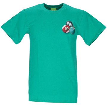 Huf Groene Dirty Pool Tee Korte Mouw HUF , Green , Heren - S