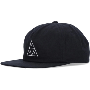 Huf Triple Triangle Snapback Pet Zwart HUF , Black , Heren - ONE Size