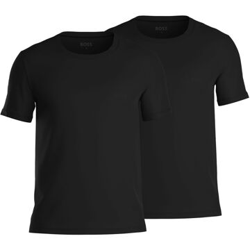 Hugo Boss Comfort T-shirt O-hals 2-pack zwart - L