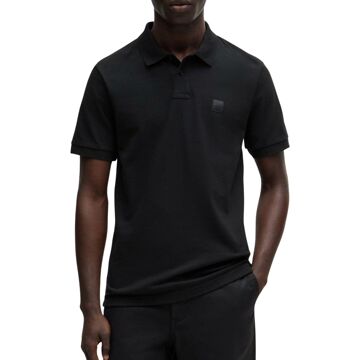 Hugo Boss Zwart poloshirt korte mouw Hugo Boss , Black , Heren - 2Xl,Xl,L,M,3Xl