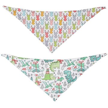 Huisdier Halsdoek 1Pcs Sjaal Waterdicht Afdrukken Bandana Slabbetjes Sjaal Kraag Huisdier Speeksel Handdoek Katoen Dubbele Gezicht Towe A / L