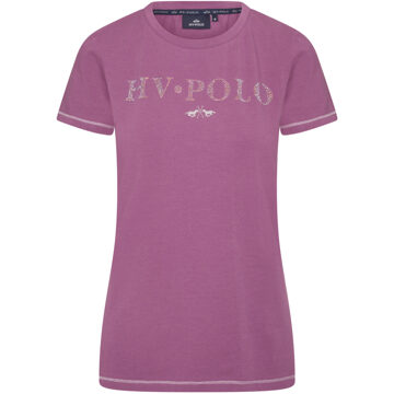 HV Polo T-shirt hvpnumber 3 luxury Lila