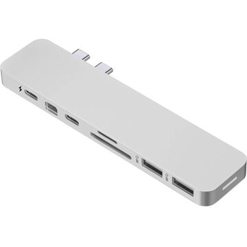 Hyper HyperDrive PRO USB-C hub voor MacBook Pro (Zilver)