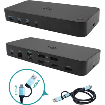 i-tec 4K Triple Monitor Docking Station 100W