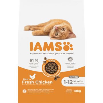 Iams Cat Kitten & Junior - Chicken - 10 kg