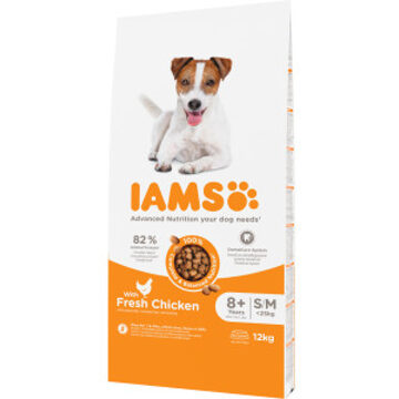 Iams Dog Senior Small - Medium Kip 3 kg