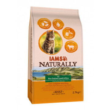 Iams Naturally Cat Adult Lam&Rijst 2.7 kg