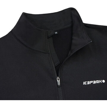 Icepeak felsberg skipully met rits heren - Zwart