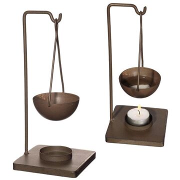 Ideas 4 Seasons Abeki geurbrander donkerbruin 23cm 2 st.