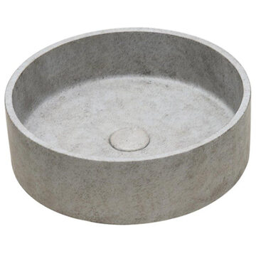 Ideavit Waskom Ideavit Idea.Ora 39x39x12 cm Rond Beton Licht Grijs Ideavit