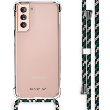 Imoshion Backcover met koord Samsung Galaxy S21 hoesje - Groen