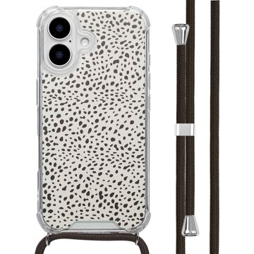 Imoshion Design hoesje met koord voor de Apple iPhone 16 - Desert Dots Meerkleurig