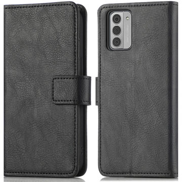 Imoshion Luxe Bookcase voor de Nokia G42 - Zwart
