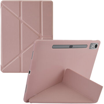 Imoshion Origami Bookcase voor de Lenovo Tab P12 - Rosé Goud - 12.6
