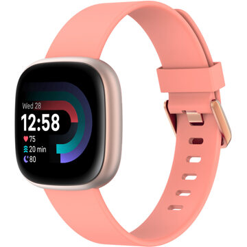 Imoshion Siliconen bandje voor de Fitbit Versa / Versa 2 / Versa Lite - Maat L - Grapefruit Oranje - Large