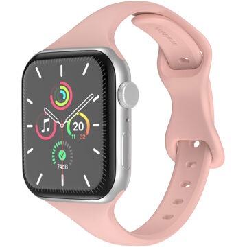 Imoshion Slim siliconen bandje voor de Apple Watch Series 1 t/m 9 / SE (38/40/41 mm) | Series 10 / 11 (42 mm) - Retro Pink Roze - 41 mm