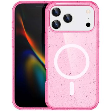 Imoshion Sparkle Backcover met MagSafe voor de Apple iPhone 17 Pro Max - Roze