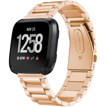 Imoshion Stalen bandje voor de Fitbit Versa / Versa 2 / Versa Lite- Rosé Goud - One size