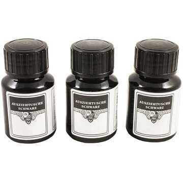Inktpot Oostindische Inkt 50 ml 3 Inktpotjes