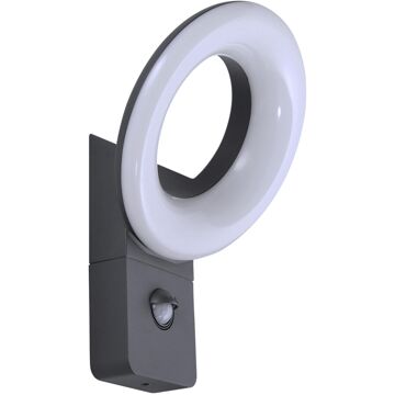 Inspire Wandlamp Quito Antraciet 16w Met Sensor