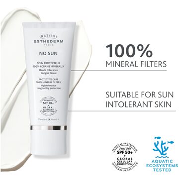 Institut Esthederm No Sun 100% Mineral Screen Protective Care - Extrémně ochranný krém proti slunci