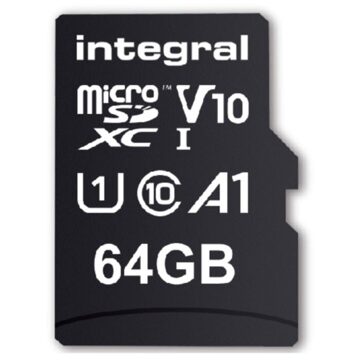 Integral Geheugenkaart Integral microSDXC V10 64GB